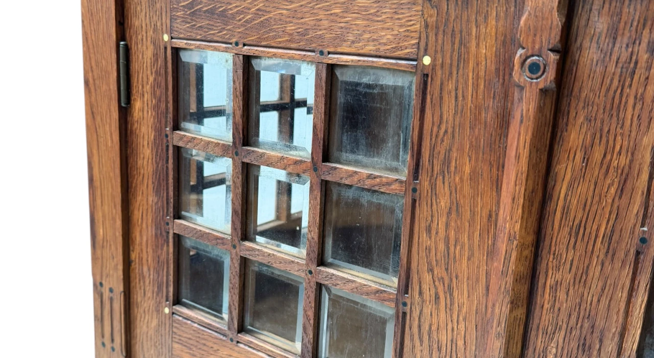 Arts & Crafts Armoire or Bookcase In the style of Architect Lauweriks, 1890s